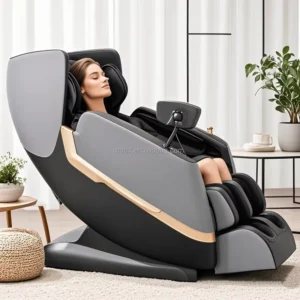 OEM Smart Home Robot Massage Therapy Message Chair PU Leather Zero Gravity Full Body Wireless Remote Control Luxury