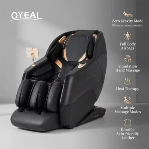 OYEAL Luxury 3D SL Track Pedicure Spa Chair Office Harmony Human Touch Massage Sofa 4D Zero Gravity Large Stock