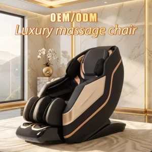 OYEAL Luxury Space Cabin 3D Zero Gravity Massage Chair SL Track Recliner With Bluetooth Speakers Full Body Airbag Massage Chair