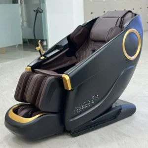 One Electric Luxury Modern 4D Zero Gravity Electric Massage Chair High Quality Leather Body Hand Application with Shiatsu Kneading Feature
