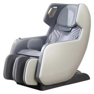 Orange Leather Massage Recliner for Modern Apartment