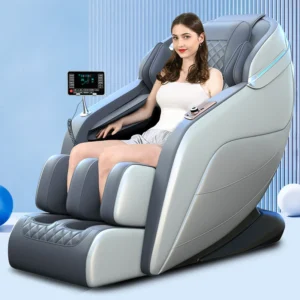 Original Design Smart Manipulator Deep V Zero Gravity SL Track Body Airbag Full Body Deluxe Shiatsu Massage Chair with Heart Rate Detection
