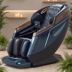 Original Factory Home Luxury Full Body Ai Smart Heating 3D Robot Hand Sl Track Zero Gravity PU Leather Portable Massage Chair