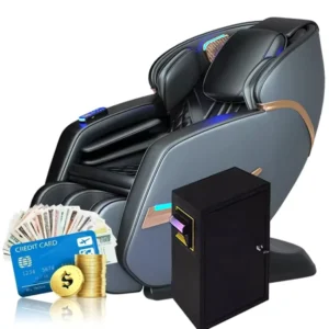 PU Leather Credit Card Operated 3D Zero Gravity Massage Chair Portable Foldable Luxury Modern Full Body Intelligent