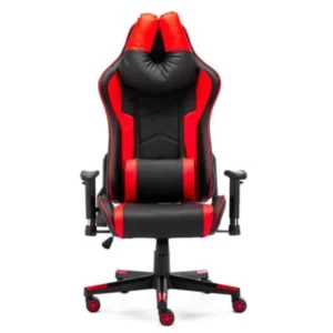 PU Leather Gamer Massage Racing Raising Seat Chair for E-Sports Gaming Chair With U Shaped Pillow