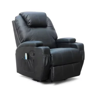 PU Leather Modern Manual Recliner Chair Electric Massage Leisure Swivel Recliner Sofa