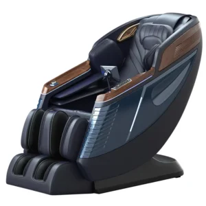 PU Leather Portable Foldable Full Body Zero Gravity Shiatsu Massage Chair Bluetooth Intelligent Voice Control