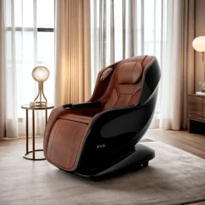 PU Leather Whole Body Heating Massage Chair for Stress Relief
