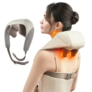 Pain Relief Cervical Control Heat Back Massager Smart Shiatsu Pulse Mini Portable Products Shoulder and Electric Neck Massage