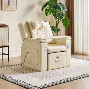 Pedicure Electric Chair Recliner USB Charging SPA Adjustable Beauty Nail Lash Series 1