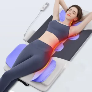Phenitech Oem Odm Portable Heating Kneading Full Body Cushion Massage Leather Shoulder Air Bag Compressing Massage
