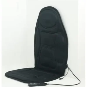Portable Electrically Heated Vibrating Back Neck Massage Chair for Car Home Couch Office Body Relaxation Fatigue Pain Relief
