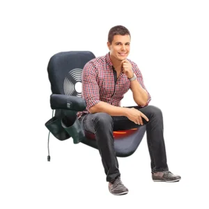 Portable Foldable Heated Massage Stadium Seat Chair for Outdoor Sports