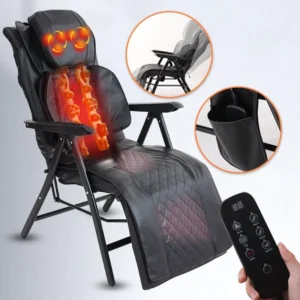 Portable Foldable Shiatsu Neck Back Body Recline Massage Chair with Heat for Home Office Professional Leisure Chair with Massage