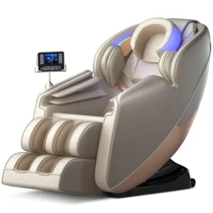 Portable Foldable Zero Gravity Electric 3D 4D SL Track Salon Massage Chair Bed Bluetooth System Hot Compress Full