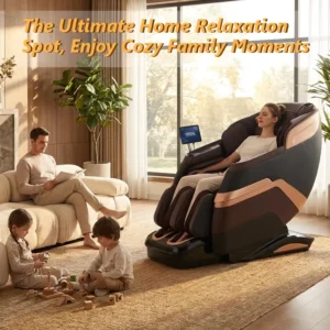 Portable Full Body Zero Gravity 4D Foot Massage Electric Chair with Acupressure Kneading Rolling Neck Massage