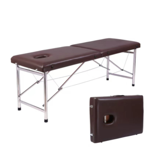 Portable Wood Therapy Massage Bed Salon Lash Table Folding Suitcase Bed