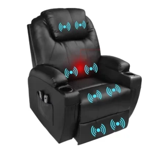 Power Lift Heated Vibration Electric Recliner Sofa Massage Chair