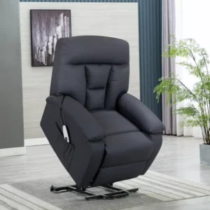 Power Lift Recliner Chair Elderly Fabric Extendable Massage Remote Control Solid Wood Frame Living Room OEM ODM