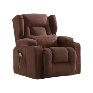 Power Lift Recliner Chairs for Elderly with Heated Massage Recliner Sofa with Infinite Electric Position Lumbar Pillow Hand Re
