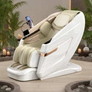 Premium 3D SL Rail Massage Chair Zero Gravity Full Body Jade Heating Relaxation Sofa