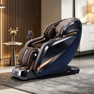 Premium Electric Shiatsu Massage Chair with Kneading and Tapping Features