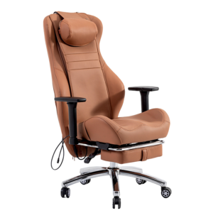Premium PU Leather Low Back Swivel Office Massage Chair