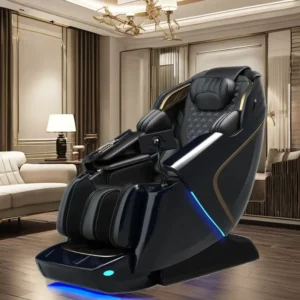 Premium SL Long Track 4D Zero Gravity Full Body Massage Chair AI Voice Activated Shiatsu Rollers Wireless Audio