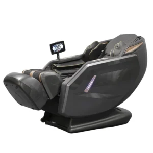 Premium Smart Full Body 4D Zero Gravity Massage Chair with PU Leather Al Robot Heat Therapy Intelligent Voice Control