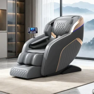 Professional 3D 4D Body Care USB Connect Multifunctional Massage Recliner with Foot Massager