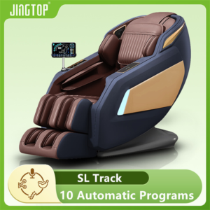 Professional 3D 4D Body Detection Heating Therapy Office Chair with Foot Massager