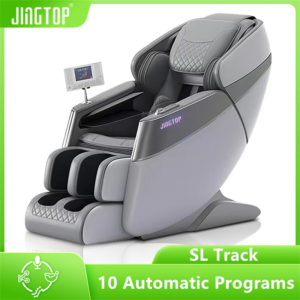 Professional 3D 4D Customer Logo Full Body Air Pressure AI Voice Control Recliner Chair with Foot Massager