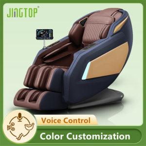 Professional 3D 4D Innovative Quick Access Button Pedicure Recliner Chair with Foot Massager