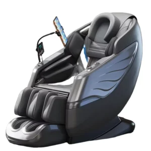 Professional 3D AI Smart OEM ODM Electric SL Track Zero Gravity Shiatsu Luxury Modern PU Leather Full Body Massage Armchair