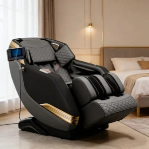 Professional 4D Rocking L Shape Zero Gravity Full Body Airbags Massage Chair
