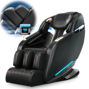 Professional 4D Shiatsu L Shape Massage Chair Zero Gravity with Rocking and Heated Massage Functions
