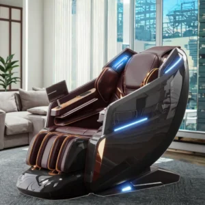 Professional Luxury Electric Automatic 3D Office Massage Chair with Voice Control for Body Relaxation