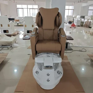 Professional Modern Nail Salon Furniture Comfortable Foot SPA Grey SPA Pedicure Massage Chair Luxury for Salon