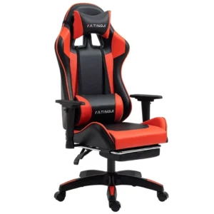 Professional Reclining Swivel Gaming E Sports Chair Bluetooth Speaker Footrest High Leather