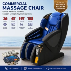 QR Code Payment Coin Bill Vending Massage Chair Business Payment Credit Card Commercial Massage Chair