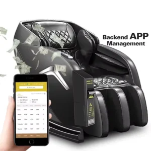 Quality Ergonomic Commercial 8d Use Scan Code Electric Money Coin Operated Vending Massage Chair with Credit Card Machine