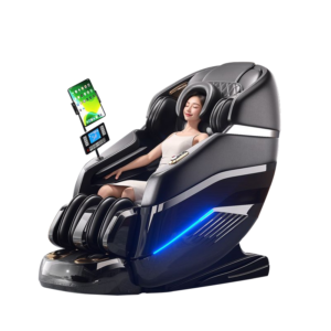 R18 Professional Electric Massage Chair Zero Gravity Ai Full Body Heating Mobile Phone Holder Massager