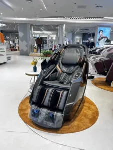 RT8900AI Dual Motor Massage Chair Bluetooth Voice Control Built in Speakers for Home Use Fully Automatic Luxury