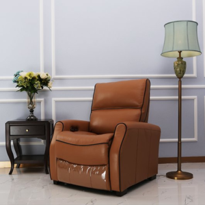 Recliner Leisure Sofa Chair Electric Lift Recline Massage Therapy Chair with Heating Function