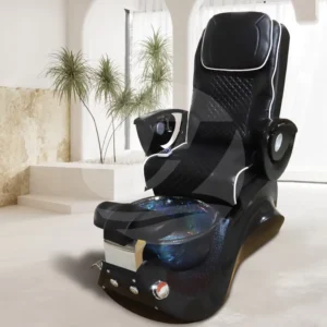 Reclining Black Luxury Foot Massage Chair Massage Pedicure Sofa Electrical Spa Manicure Pedicure Chair with Jet