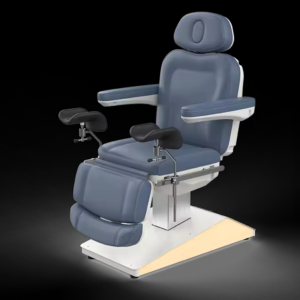 Reclining Cosmetic Extension Bed Exam Chair with Stirrups