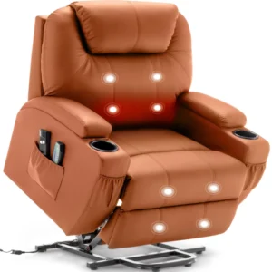 Reclining Lying Sofa Leisure Massage Heating Leather Lounge Chair Electric Sofa Lift Recliner