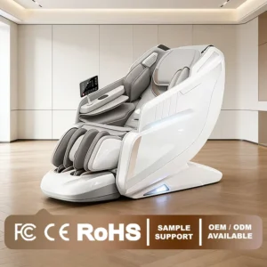 Recommend AI Voice Control LCD Touchscreen Massage Chair Extended SL Track Luxury Massage Seating for Relax Body and Mind