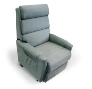 Remote Control Lay Flat Recliner Chair with Power Lift Electric Standing Assist Fabric Heat and Massage for Elderly Home