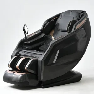 Robot Reclining PU Leather Full Body Massage Chair with Folding Recliner Zero Gravity and 3D 2D SL Track for Relaxing Home Use